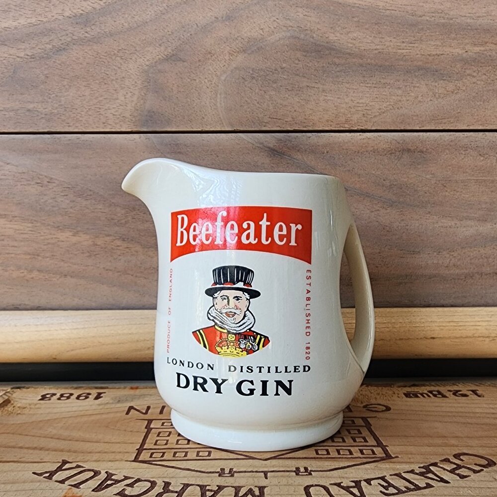 Vintage BARWARE - Wade Regicor London Beefeater Extra Dry Gin Water Jug